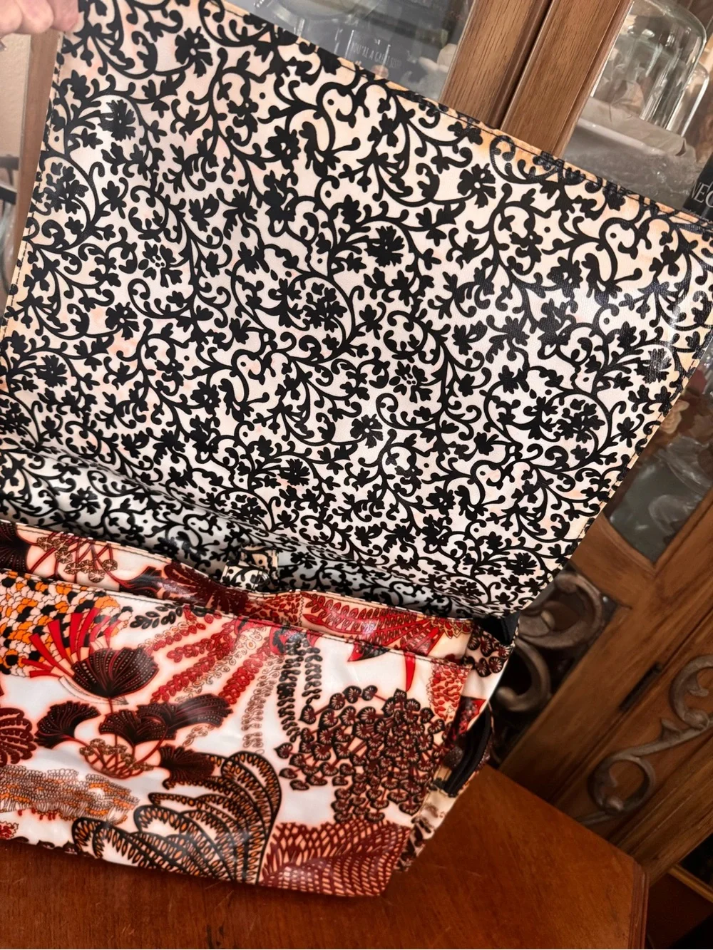 gigi hill Floral Baby Bag in Red Multi
